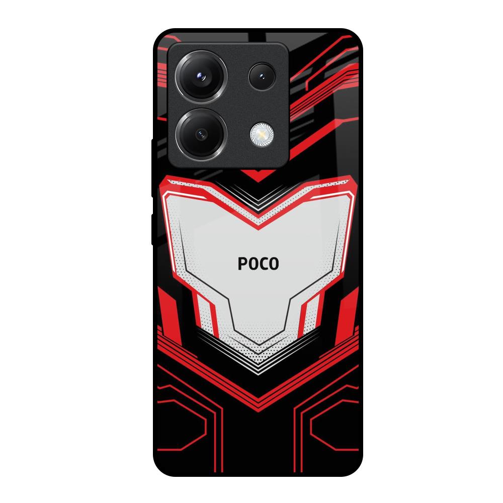 Quantum Suit Poco X6 5G Glass Back Cover Online