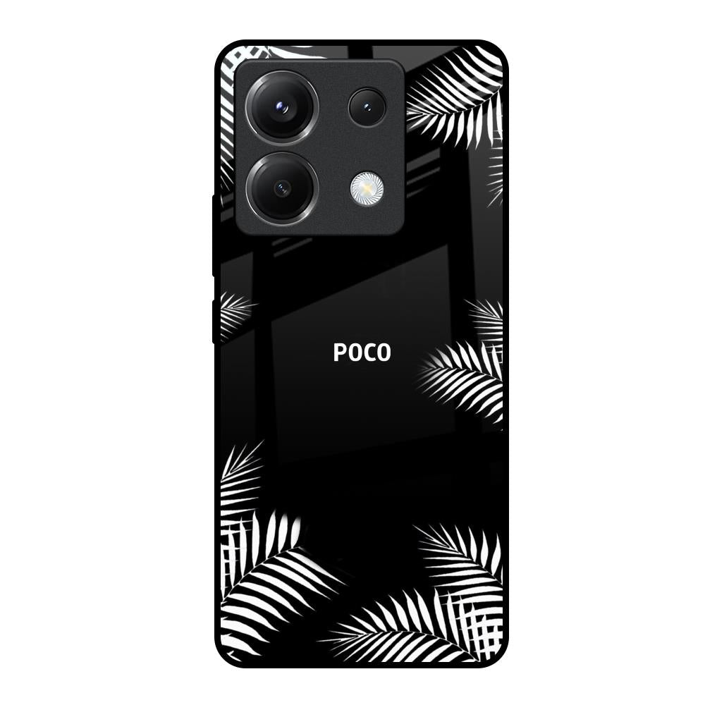 Zealand Fern Design Poco X6 5G Glass Back Cover Online