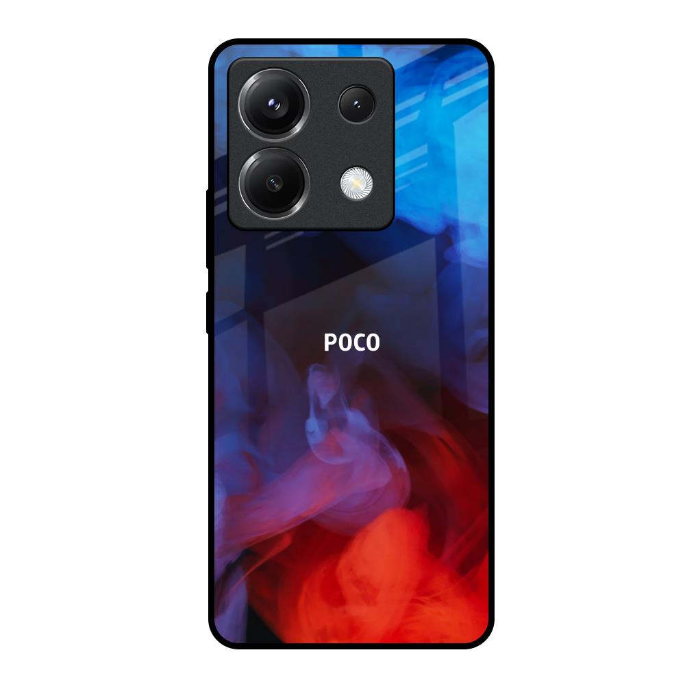 Dim Smoke Poco X6 5G Glass Back Cover Online