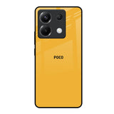 Fluorescent Yellow Poco X6 5G Glass Back Cover Online
