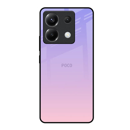 Lavender Gradient Poco X6 5G Glass Back Cover Online