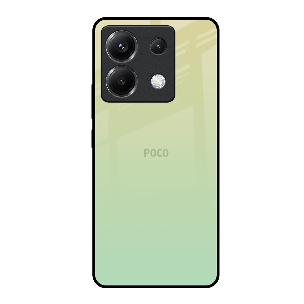Mint Green Gradient Poco X6 5G Glass Back Cover Online