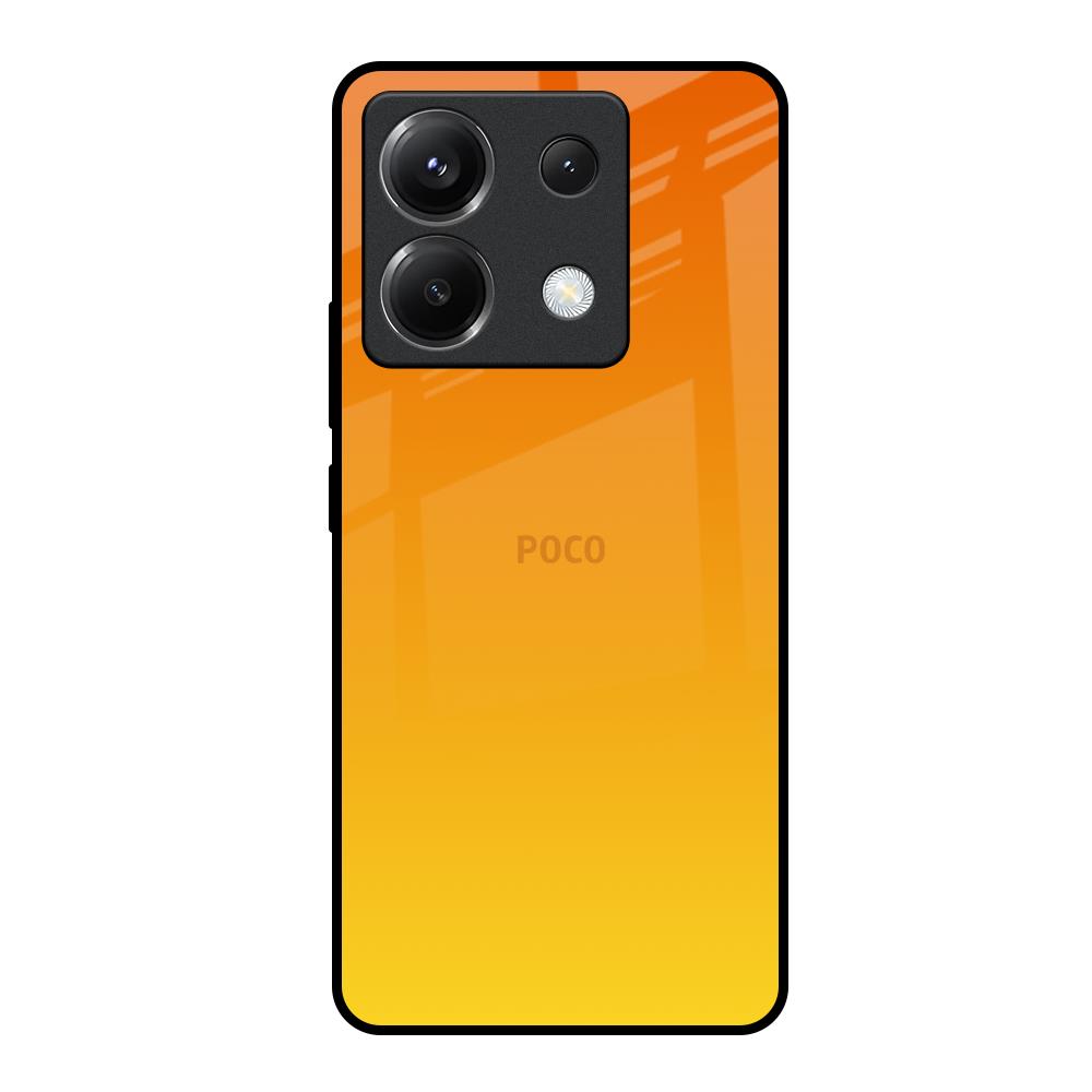 Sunset Poco X6 5G Glass Back Cover Online