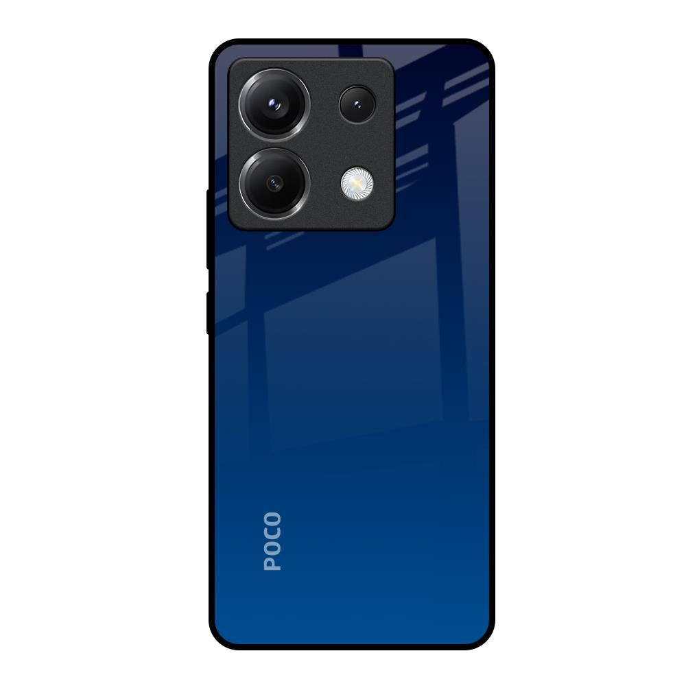 Very Blue Poco X6 5G Glass Back Cover Online