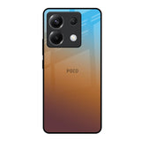 Rich Brown Poco X6 5G Glass Back Cover Online