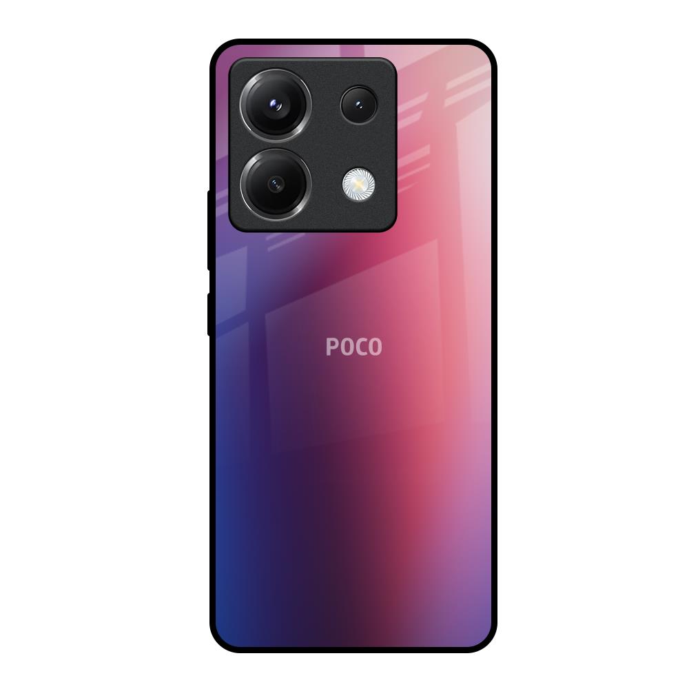 Multi Shaded Gradient Poco X6 5G Glass Back Cover Online