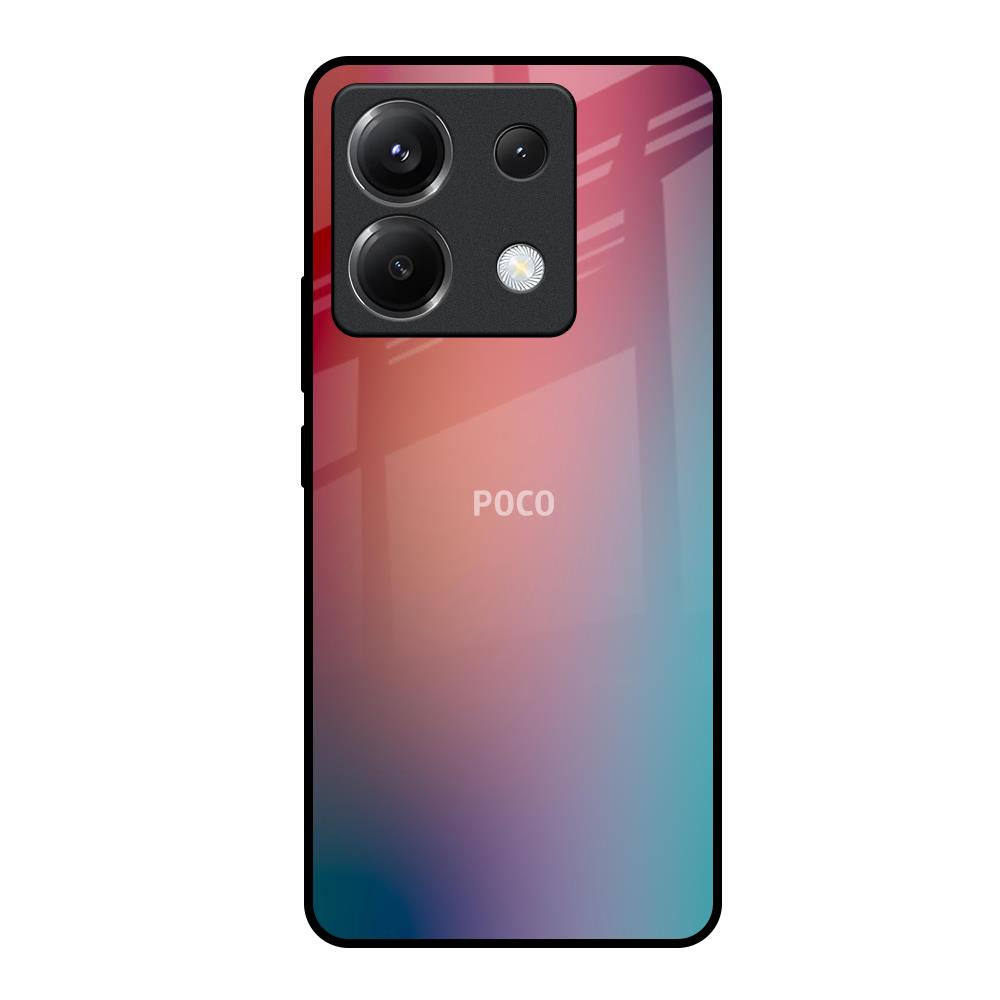 Dusty Multi Gradient Poco X6 5G Glass Back Cover Online