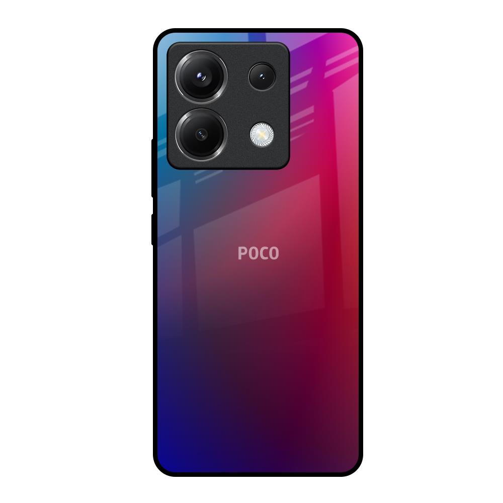 Magical Color Shade Poco X6 5G Glass Back Cover Online