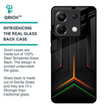 Modern Ultra Chevron Glass Case for Poco X6 5G