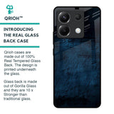 Dark Blue Grunge Glass Case for Poco X6 5G