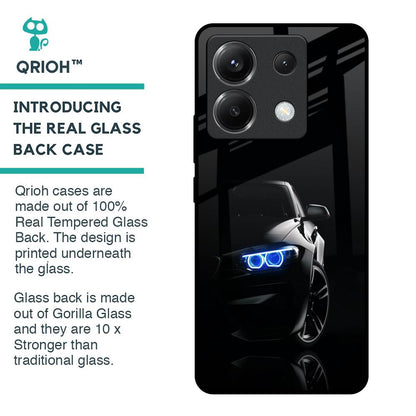Car In Dark Glass Case for Poco X6 5G