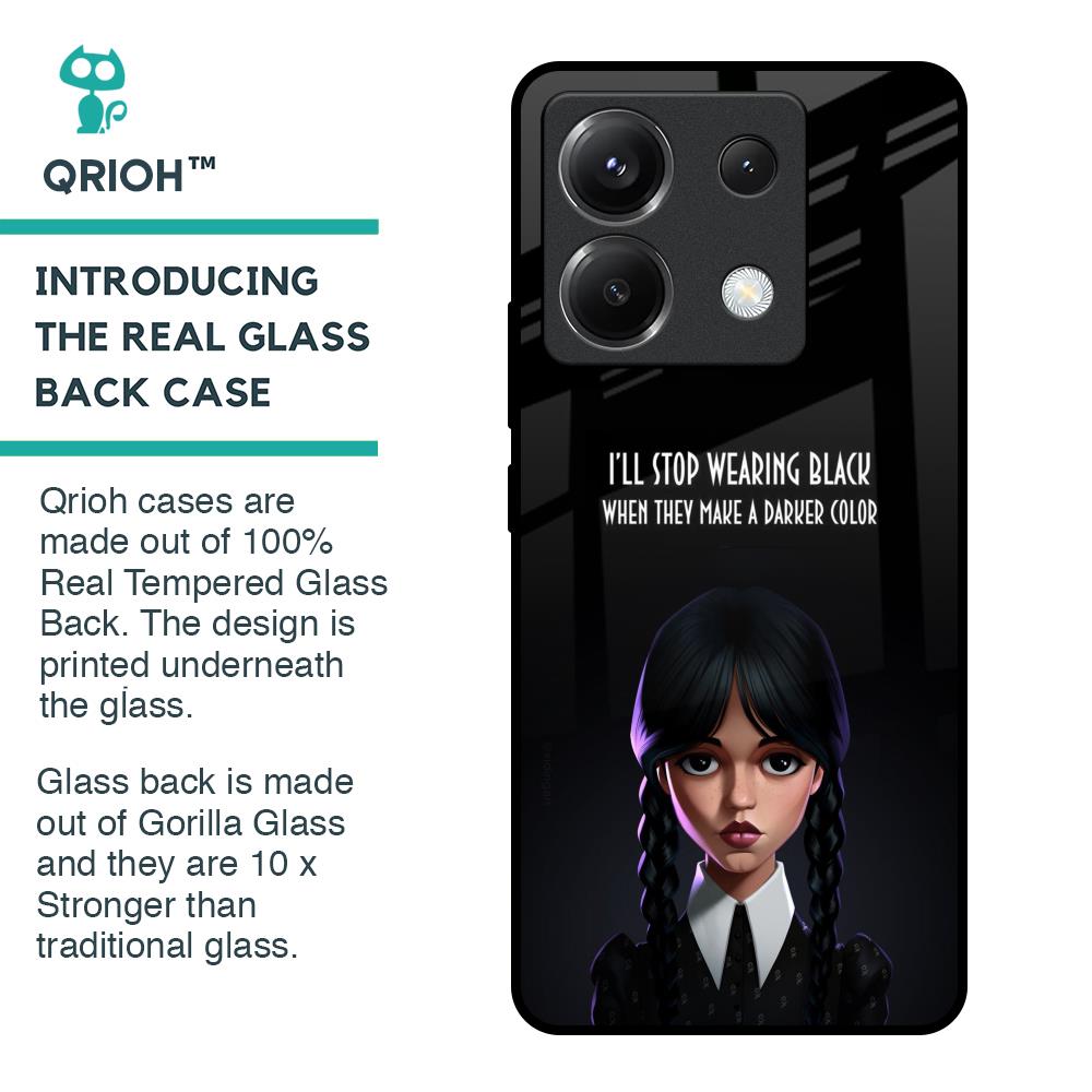 Aesthetic Digital Art Glass Case for Poco X6 5G