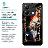 Shanks & Luffy Glass Case for Poco X6 5G