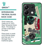 Slytherin Glass Case for Poco X6 5G