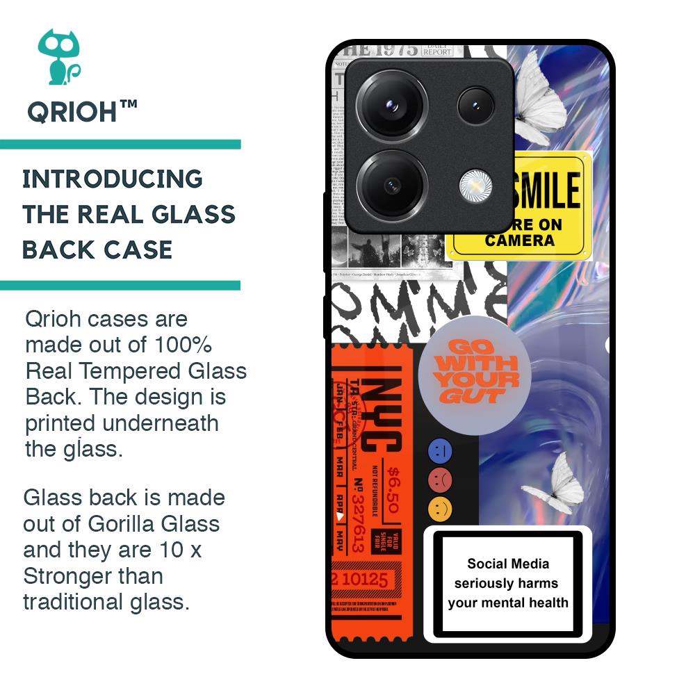 Smile for Camera Glass Case for Poco X6 5G