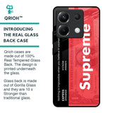 Supreme Ticket Glass Case for Poco X6 5G