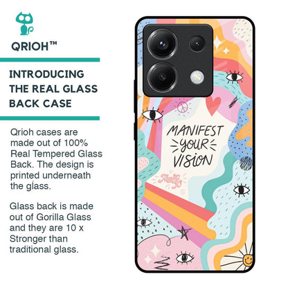 Vision Manifest Glass Case for Poco X6 5G