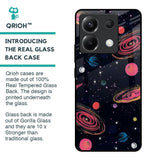 Galaxy In Dream Glass Case For Poco X6 5G