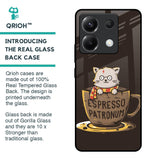 Tea With Kitty Glass Case For Poco X6 5G