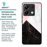 Marble Collage Art Glass Case For Poco X6 5G