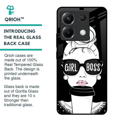 Girl Boss Glass Case For Poco X6 5G