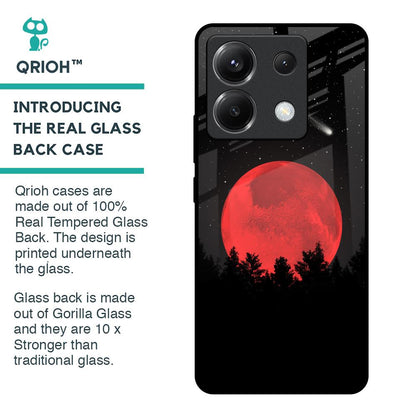 Moonlight Aesthetic Glass Case For Poco X6 5G