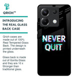 Never Quit Glass Case For Poco X6 5G