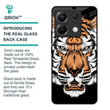 Angry Tiger Glass Case For Poco X6 5G