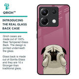 Funny Pug Face Glass Case For Poco X6 5G