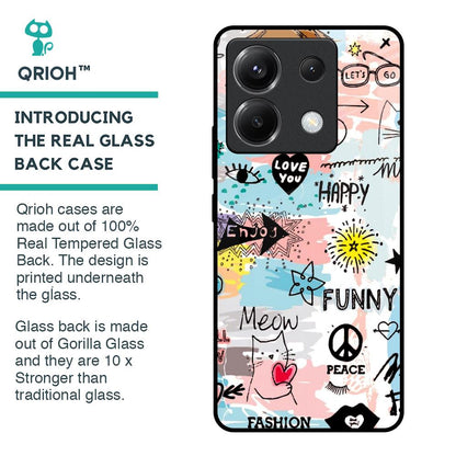 Just For You Glass Case For Poco X6 5G