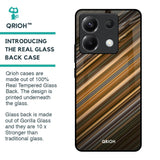 Diagonal Slash Pattern Glass Case for Poco X6 5G