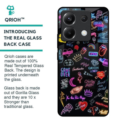 Accept The Mystery Glass Case for Poco X6 5G