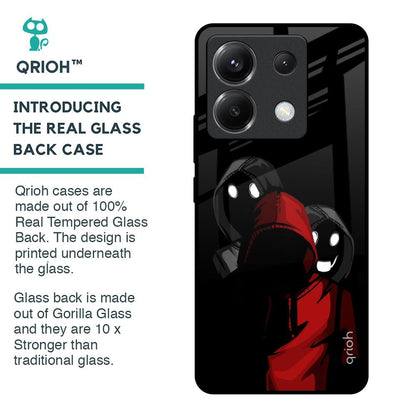 Shadow Character Glass Case for Poco X6 5G