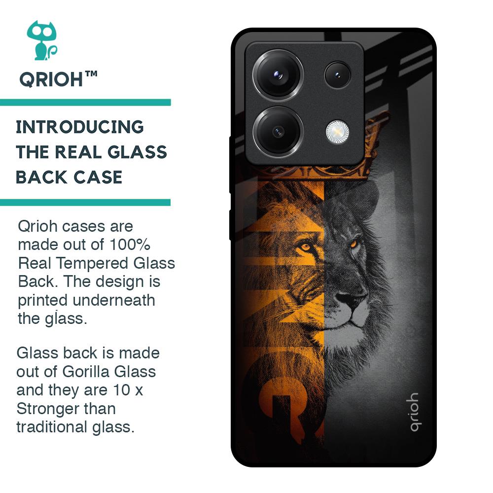 King Of Forest Glass Case for Poco X6 5G