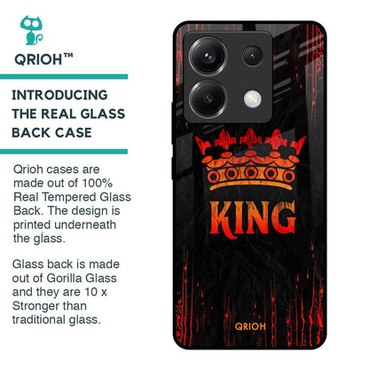 Royal King Glass Case for Poco X6 5G