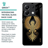 Mythical Phoenix Art Glass Case for Poco X6 5G