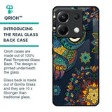 Owl Art Glass Case for Poco X6 5G