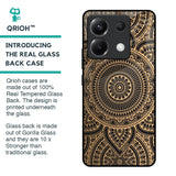 Luxury Mandala Glass Case for Poco X6 5G
