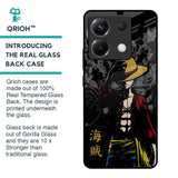 Dark Luffy Glass Case for Poco X6 5G