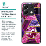 Electroplated Geometric Marble Glass Case for Poco X6 5G