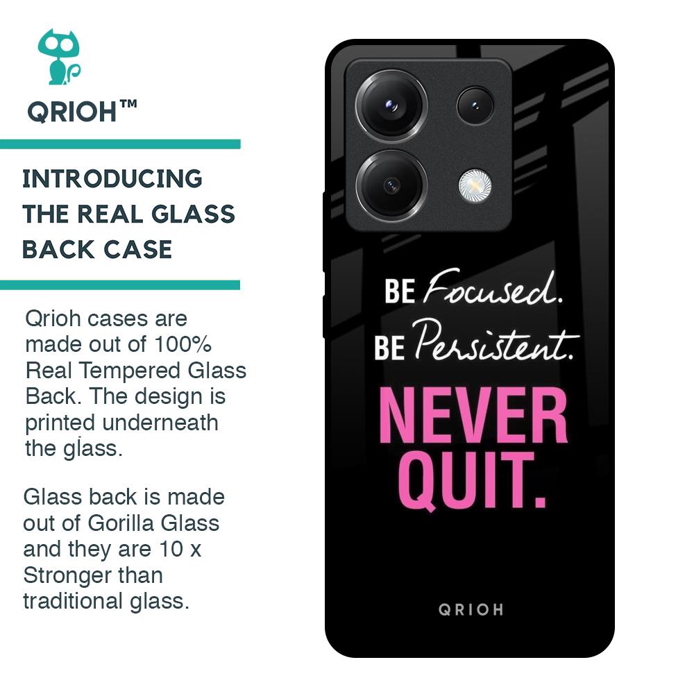 Be Focused Glass Case for Poco X6 5G
