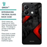 Modern Camo Abstract Glass Case for Poco X6 5G