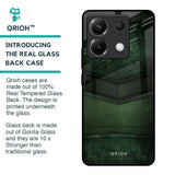 Green Leather Glass Case for Poco X6 5G