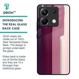 Brush Stroke Art Glass Case for Poco X6 5G