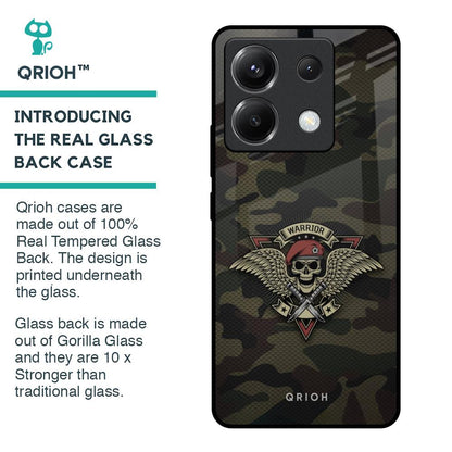 Army Warrior Glass Case for Poco X6 5G