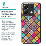 Multicolor Mandala Glass Case for Poco X6 5G
