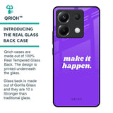 Make it Happen Glass Case for Poco X6 5G