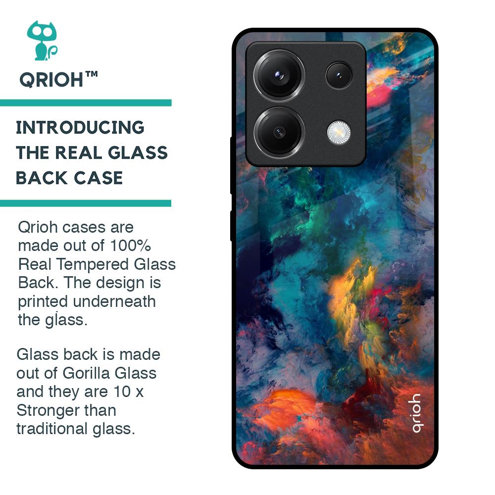 Cloudburst Glass Case for Poco X6 5G