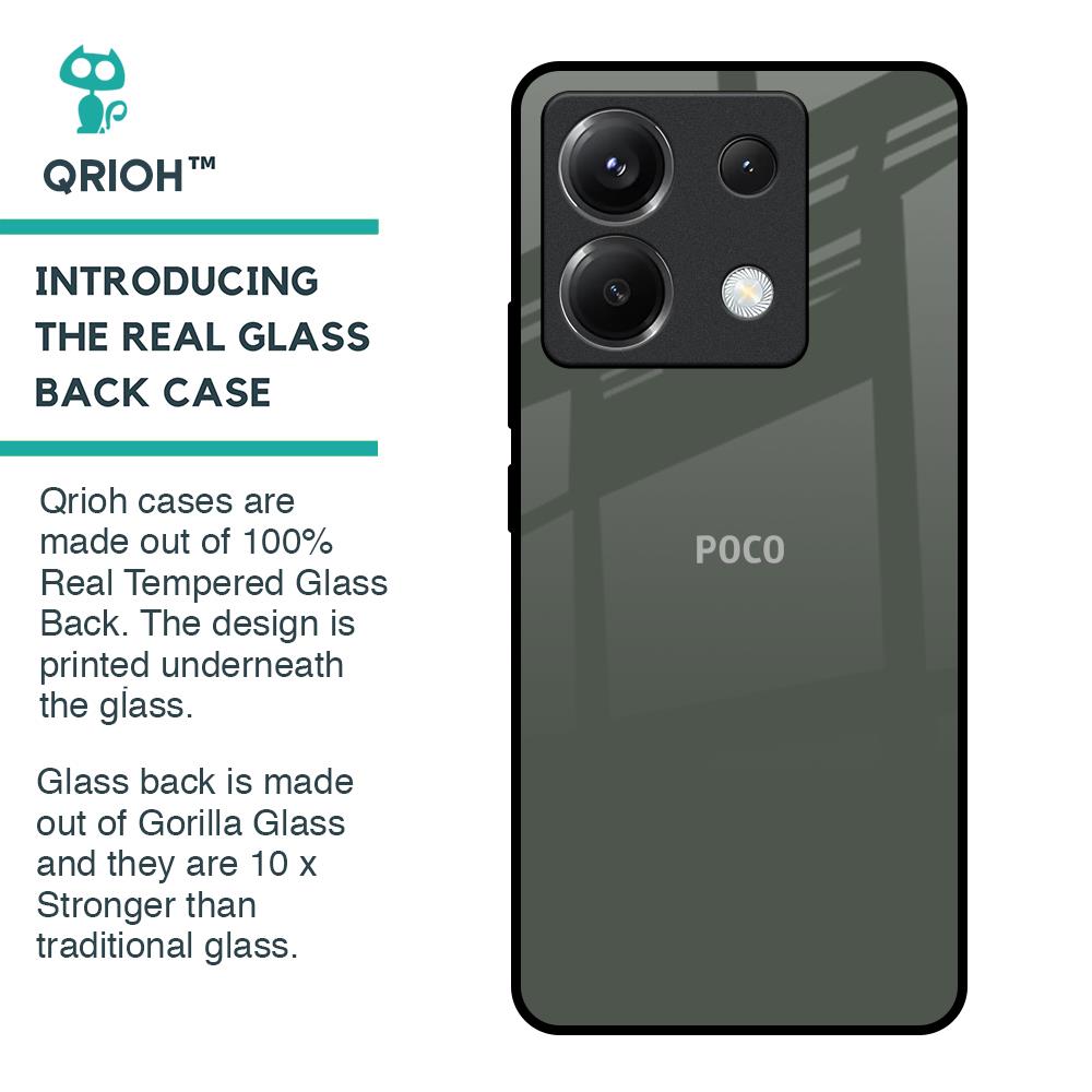Charcoal Glass Case for Poco X6 5G