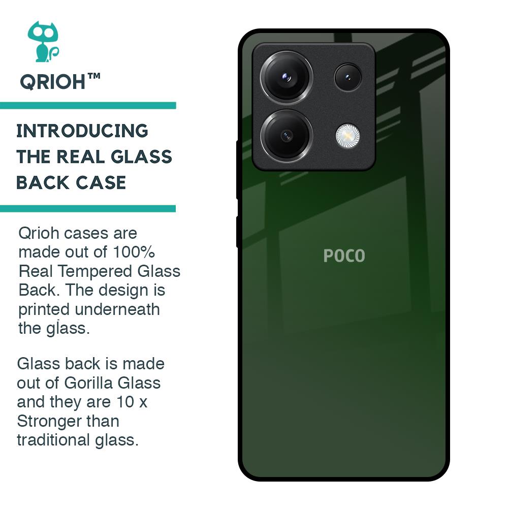 Deep Forest Glass Case for Poco X6 5G